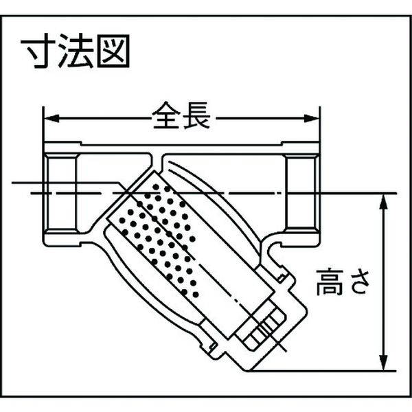 株式会社ヒロチー商事 楽天市場店の【メーカー在庫あり】 SVY232 (株)オンダ製作所 オンダ製作所 SVY2型(Y形ストレーナー) Rc1 1/4 SVY2-32 JP店｜アングル2