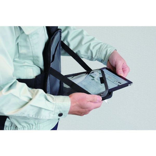 【メーカー在庫あり】 TABGBK トラスコ中山(株) TRUSCO 作業現場用タブレットケース 画板タイプ TABG-BK JP店