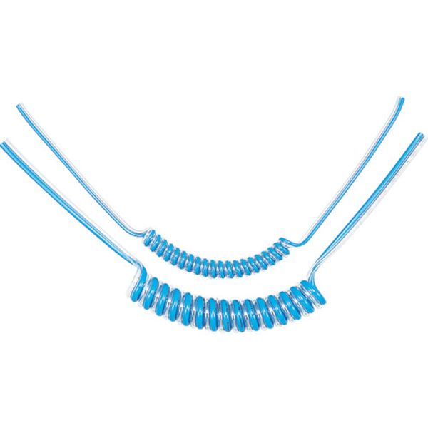 【メーカー在庫あり】 2MPS420S スパイラルチューブ マルチスパイラル 外径4mm/使用範囲916mm 透明、青..