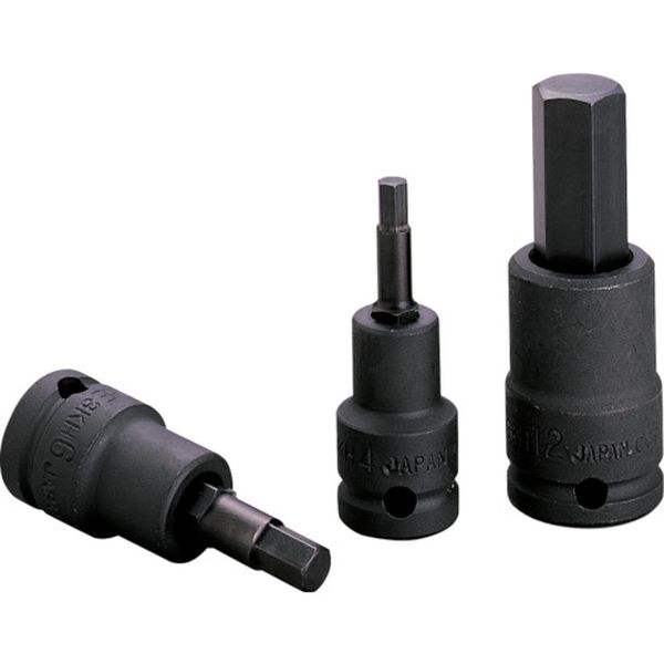 【メーカー在庫あり】 3KH12 TONE(株) TONE インパクト用ヘキサゴンソケット(強力タイプ) 対辺寸法12mm 全長60mm 3KH-12 JP店