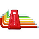【メーカー在庫あり】 210H6RB PBスイスツールズ社 PBスイスツールズ 六角棒レンチ7本セット レインボー(パックナシ) 210H-6RB JP店