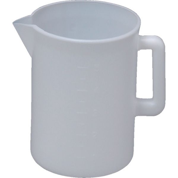 【メーカー在庫あり】 瑞穂化成工業(株) 瑞穂 ポリ手付ビーカー5L 0517 JP店
