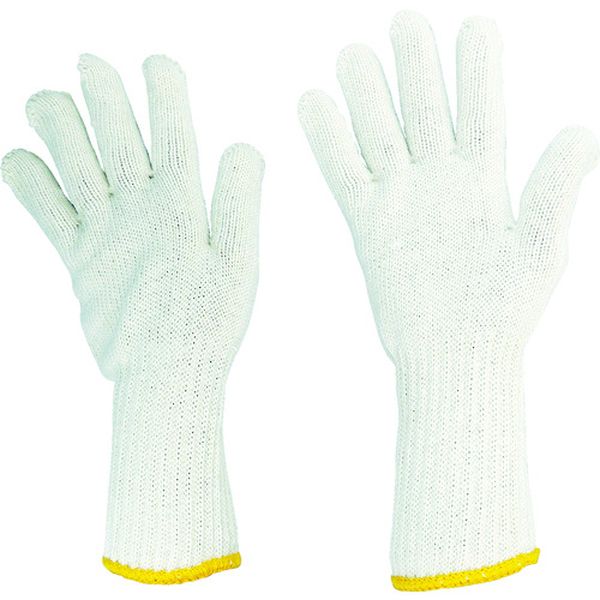 【メーカー在庫あり】 12410CM 丸和ケミカル(株) 丸和ケミカル 軍手(混紡) 日本一ロング軍手 生成 フリーサイズ 12双入 124-10CM JP店