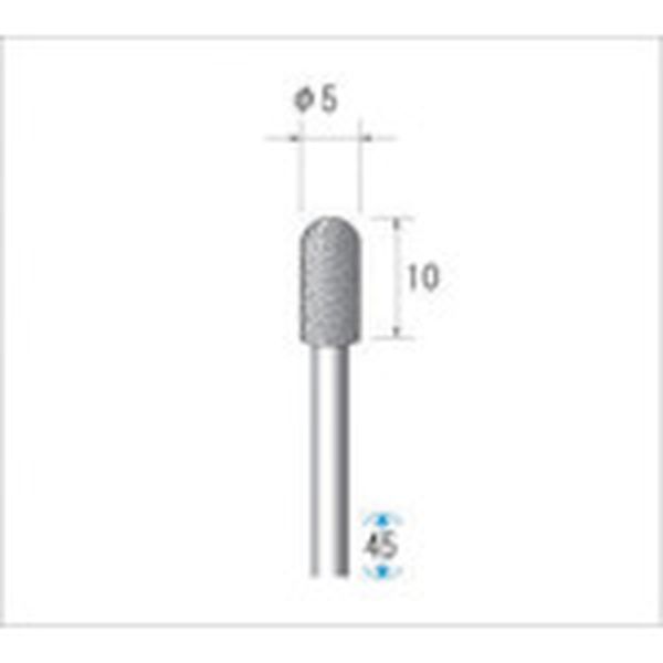 【メーカー在庫あり】 (株)ナカニシ ナカニシ クラフトダイヤモンドバー 3本入 円筒先丸型 φ5×10×軸φ3 ＃120 12819 JP店