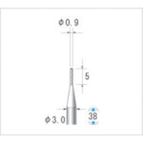 【メーカー在庫あり】 (株)ナカニシ ナカニシ 超硬カッター 円筒型 シングルカット・エンドカット付 φ0..