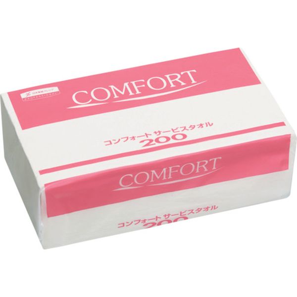 【メーカー在庫あり】 日本製紙クレシア(株) クレシア コンフォートタオル200 37105 JP店
