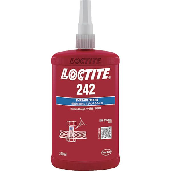 【メーカー在庫あり】 242250 ヘンケルジャパン(株)ACM事業部 ロックタイト ネジロック剤 242 250ml 242-250 JP店