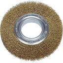 【メーカー在庫あり】 LESSMANN社 LESSMANN ホイルブラシ 200mm 0.2 真鍮線 366543 JP店