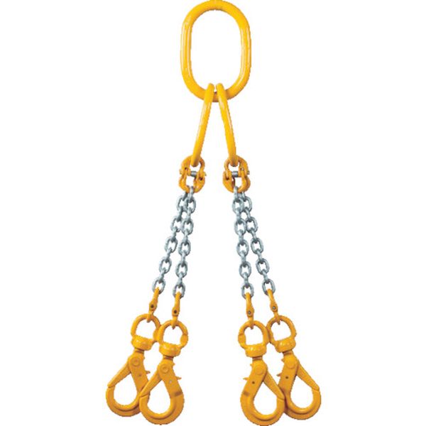 【メーカー在庫あり】 4TGBKE7.1 チェーンスリング100(アイタイプ)荷重4.1t線径7.1mm L1.5m 4-TG-BKE-7..