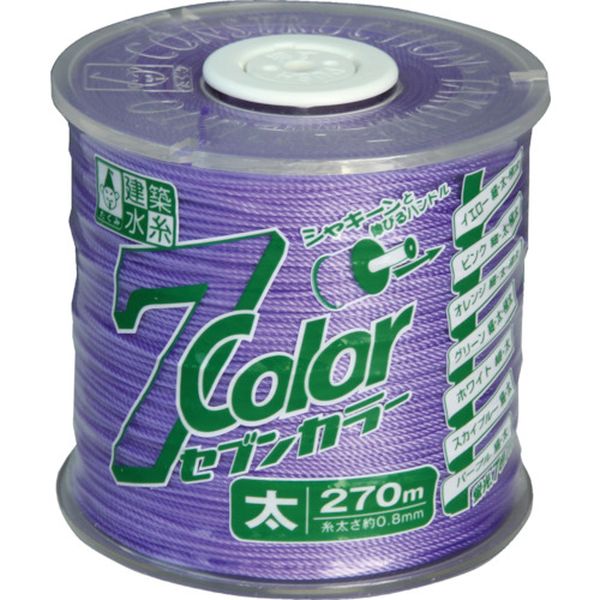 【メーカー在庫あり】 (株)たくみ たくみ 7COLOR 太 パープル 270M 4819 JP店