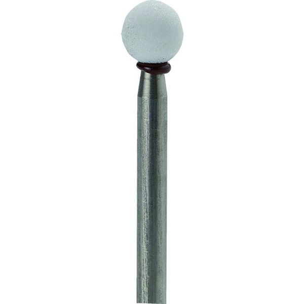 【メーカー在庫あり】 (株)ナカニシ ナカニシ 軸付砥石 10本入 球型 φ6×軸φ3 WA ＃120 42531 JP店