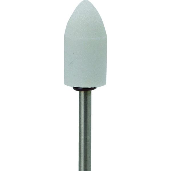 ・振れ精度を極めて小さく抑え、振動・ビビりの少ない精度の高い軸付砥石です。・一般鋼材から高速度鋼、合金工具鋼、焼き入れ鋼、ステンレス鋼等の一般切削加工に。・粒度(#)：120・形状：砲弾・外径(mm)：10・幅(mm)：20・軸径(mm)：3・最高使用回転数(rpm)：30000・砥粒：WA・全長(mm)：60・色：ホワイト・入数：10本・結合剤：V(ビトリファイド)・安全のため、保護メガネなど、保護具を必ず着用してください。・最高使用回転速度以下で使用してください。・生産国 日本・JANコード 4560264451810・質量 78g・コード：476-5761 ・品目：4253442534楽天 JP店　