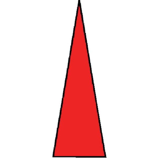 【メーカー在庫あり】 44681 ユニット(株) ユニット ゲージマーカー 赤・PPステッカー・1シート100枚入..