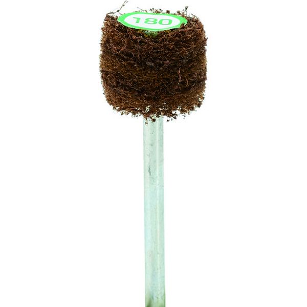 ・ナイロン系不織布を使用した繊維質のサンダーです。・柔軟性に特に優れ平面・曲面を削らずソフトに仕上げ研磨できます。・サンダーでは最もソフトなタッチで加工ができます。・一般金属、木工、プラスチックなどの表面研磨に。・さび取り、汚れ落とし、溶接前処理、溶接後のやけ取り、塗装前処理等。・アルミやその他金属類のスリ傷の修整やぼかし作業に。・粒度(#)：180・外径(mm)：15・幅(mm)：10・軸径(mm)：3・軸長(mm)：35・最高使用回転数(rpm)：18000・色：ブラウン・全長(mm)：45・入数：5本・安全のため、保護メガネなど、保護具を必ず着用してください。・最高使用回転速度以下で使用してください。・生産国 日本・JANコード 4560264456587・質量 15g・コード：476-7969 ・品目：4869248692楽天 JP店　