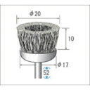 ・金属の表面処理加工に最適な高品質のワイヤーブラシです。・最高使用回転数(rpm):10000・軸径(mm):3・外径(mm):20・幅(mm):10・毛材:スチール・軸長(mm):52・生産国 日本・JANコード ・質量 70g50536　