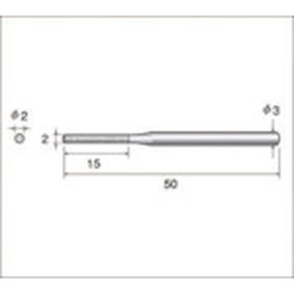 ・ダイヤモンド砥粒を採用し切れ味、耐久性に優れたヤスリです。・精密仕上げ用として最適な形状です。・金型鋼、焼入鋼、超硬等の高硬度金属やセラミックス等の仕上加工に。・各種金型の研磨仕上、機械部品のバリ取りや研磨仕上に適しています。・全長(mm)：50・刃長(mm)：15・刃幅(mm)：2・軸径(mm)：3・刃厚(mm)：2・形状：丸・粒度(#)：200・入数：1本・生産国 日本・JANコード 4560264469433・質量 8g・コード：477-2890 ・品目：6284662846楽天 JP店　
