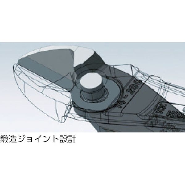 【メーカー在庫あり】 7401180 KNIPEX社 KNIPEX 強力型ニッパー 180mm 7401-180 JP店