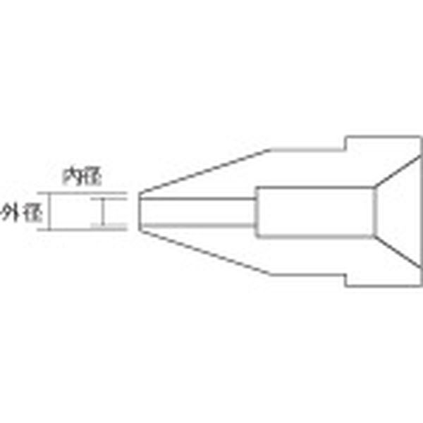 【メーカー在庫あり】 白光(株) 白光 はんだ除去器用交換パーツ ノズル 内径1.0mm ...
