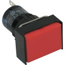 【メーカー在庫あり】 AB6HM1R IDEC(株) IDEC φ16長角形押しボタンスイッチ AB6H-M1R JP店