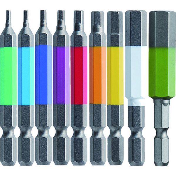 【メーカー在庫あり】 ACHX965L アネックスツール(株) アネックス 六角レンチカラービット 9本組 ACHX9-65L JP店