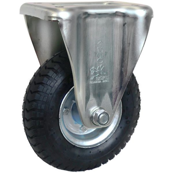 【メーカー在庫あり】 AIK2.504 シシクSISIKUアドクライス(株) シシク 空気入車輪付キャスター 固定 22..