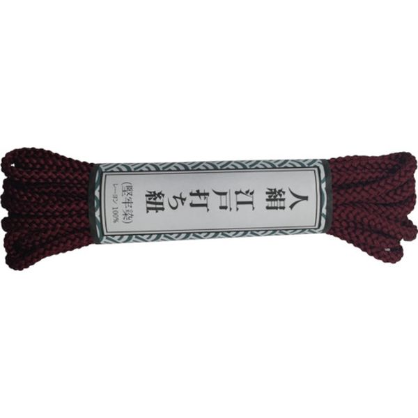 【メーカー在庫あり】 AR1126 (株)ユタカメイク ユタカメイク 江戸打ち紐 中丸 約3m エンジ AR-1126 JP店
