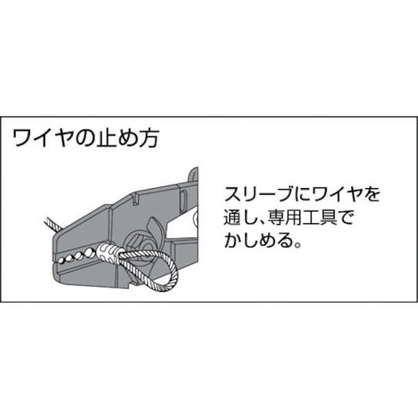 【メーカー在庫あり】 AS2 トラスコ中山(株) TRUSCO アルミスリーブ 適合ワイヤ径2...