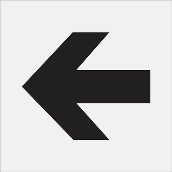 【メーカー在庫あり】 AST10 (株)アイマーク IM ステンシル 矢印(大) 文字サイズ225×270mm AST-10 JP店