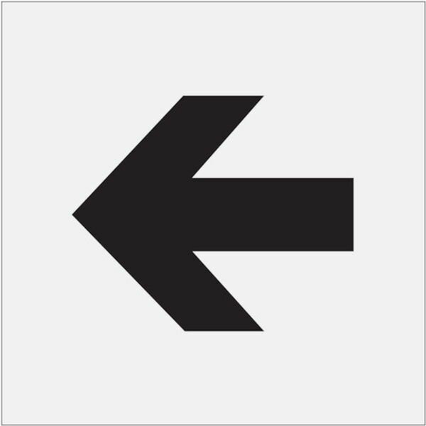 【メーカー在庫あり】 AST12 (株)アイマーク IM ステンシル 矢印(小) 文字サイズ100×120mm AST-12 JP店