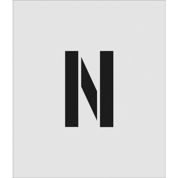 【メーカー在庫あり】 ASTN15095 (株)アイマーク IM ステンシル N 文字サイズ150×9...