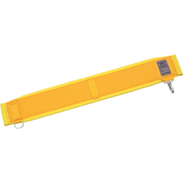 ・胴ベルト型墜落制止用器具にセットすれば腰当たりがソフトで、楽になります。・工具吊りフック・工具ハンガー付です。・胴ベルト型墜落制止用器具にセットし腰当りを和らげます・色：黄・適合ベルト幅(mm)：50・幅(mm)：100・長さ(mm)：650・サイズ：M・サポーター部(mm)：650・ベルト通し数：3・腰当りが柔らかく、重量を広い面積で受けます。・工具吊りフック・工具ハンガー付き・多彩なカラーバリエーション・※品番末尾の表記について。BP：ブリスターパック　BX：箱入り(BOX)　HD：ポリエチ袋入り・ベルト：ナイロン・ご使用前には取扱説明書を必ずお読みください。・始業点検を実施のうえ、ご使用ください。・点検において1項目でも廃棄基準に該当するものは、新品と取り替えてください。・生産国 日本・JANコード 4956133005640・質量 250g・コード：122-7408 ・品目：AY100HDAY-100-HD楽天 JP店　