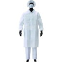 【メーカー在庫あり】 AZCLEAN1302LL 白衣3点セット(面ファスナー) CLEAN1302 LLサイズ AZ JP店