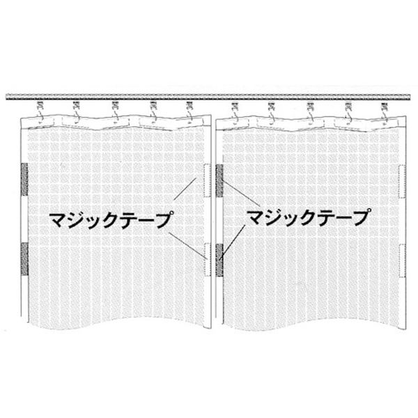 【メーカー在庫あり】 (株)ユタカメイク ユタカメイク シート 簡易間仕切り防炎・...