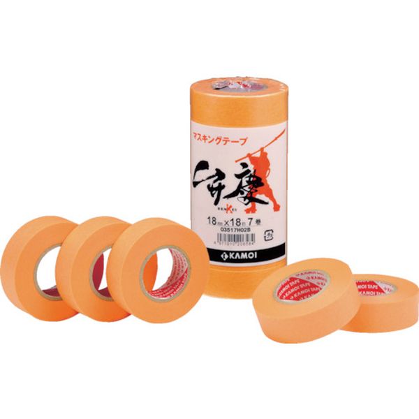 【メーカー在庫あり】 BENKEI21 カモ井加工紙(株) カモ井 マスキングテープ (6巻入...