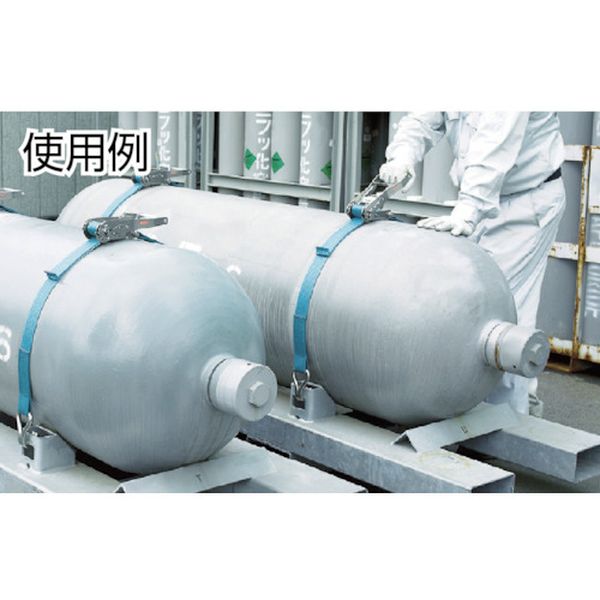 【メーカー在庫あり】 ベルトラッシング ラチェットバックル式 50mm幅 破断荷重30k...