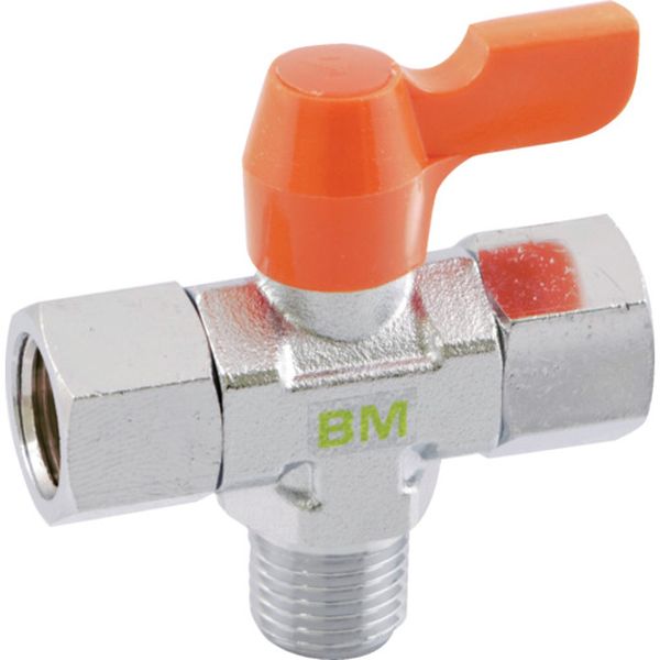 【メーカー在庫あり】 BM5222R アソー(株) ASOH ボールバルブ エースボール 縦型三方弁 外内ねじ型 PT1..