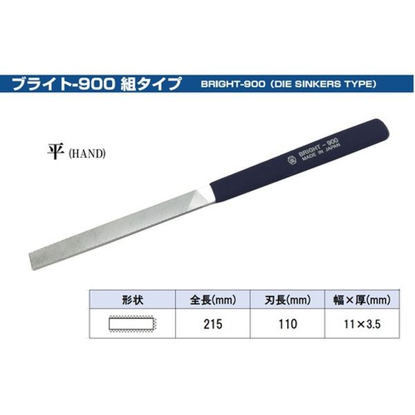 【メーカー在庫あり】 BR1 ツボサン(株) ツボサン ブライト900 5本型 平 中目 BR-1 JP店