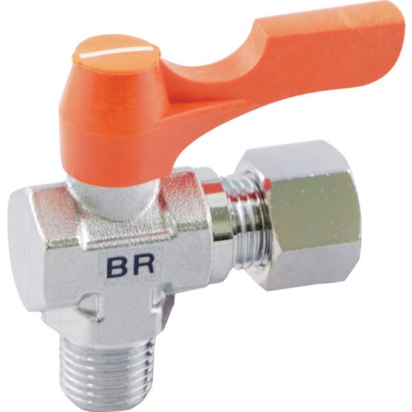 【メーカー在庫あり】 BR3206 アソー(株) ASOH ボールバルブ エースボール リングジョイント型 PT1/4×Φ..