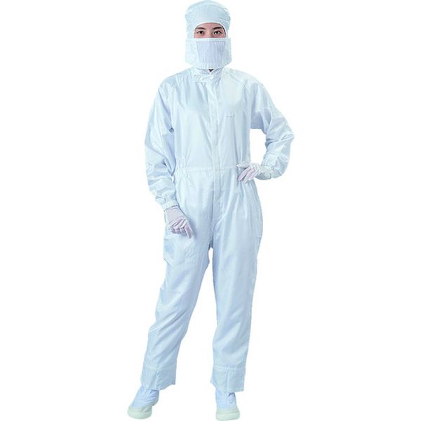 Work Clothes - 【メーカー在庫あり】 BSC11032WL (株)ブラストン ブラストン フード付つなぎ服 ホワイト Lサイズ BSC-11032-W-L JP店