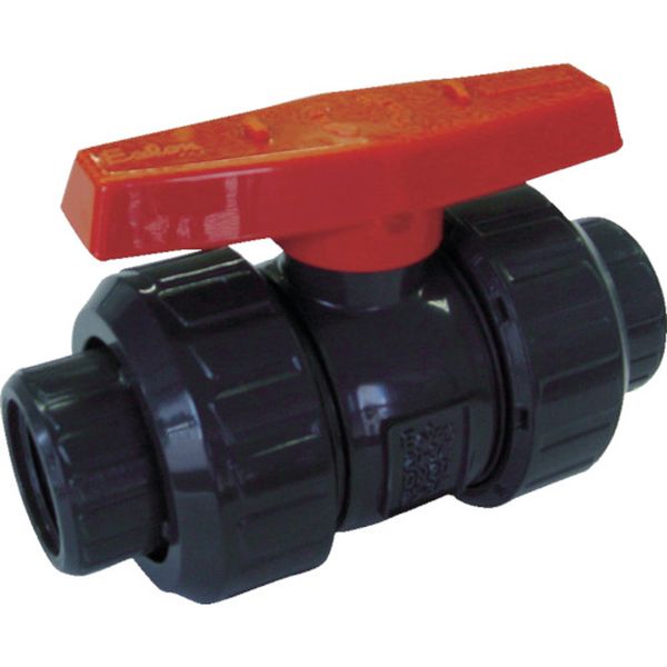 【メーカー在庫あり】 塩ビ製ボールバルブ ねじ式 本体PVC OリングEPDM 25 長さ136mm×高さ101mm BV25NX JP店