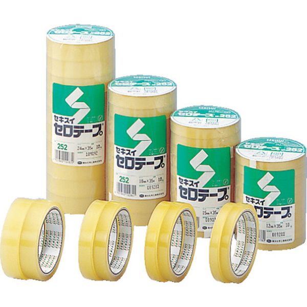 【メーカー在庫あり】 積水化学工業(株) 積水 セロテープ＃252 5P 24x35 C252X65 JP店