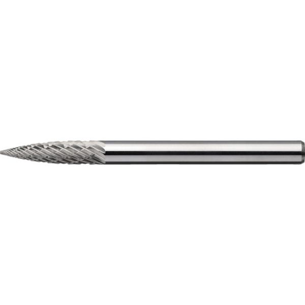 【メーカー在庫あり】 (株)ムラキ MRA 超硬バー Aシリーズ 形状：トンガリ(クロスカット) 刃長12.7mm CB4A024 JP店