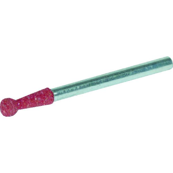 【メーカー在庫あり】 トラスコ中山(株) TRUSCO ゴム軸付砥石 球型 Φ4X軸3 80＃ 10本入 CH804RC JP店