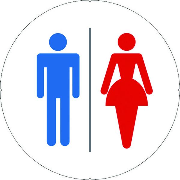 【メーカー在庫あり】 (株)カーボーイ カーボーイ カラープラポールサインキャッププレート トイレ CP37 JP店