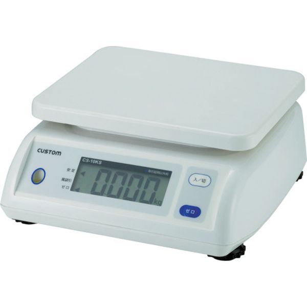 【メーカー在庫あり】 CS2000S (株)カスタム カスタム デジタルシャワープルーフはかり CS-2000S JP店(4)