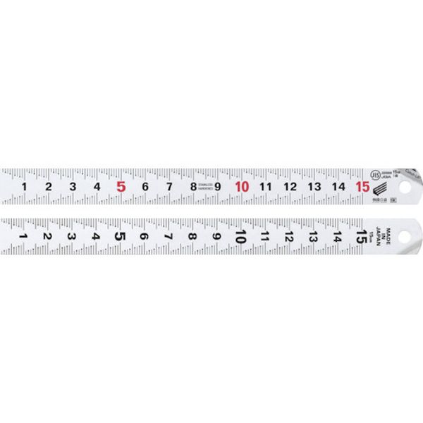 【メーカー在庫あり】 CU15KD 新潟精機(株) SK キャッチアップスケール 快段目盛 15cm 150mm CU-15KD JP店