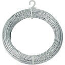 【メーカー在庫あり】 CWM6S10 トラスコ中山(株) TRUSCO メッキ付ワイヤーロープ Φ6mmX10m CWM-6S10 JP店