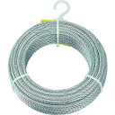 【メーカー在庫あり】 CWM6S30 トラスコ中山(株) TRUSCO メッキ付ワイヤーロープ Φ6mmX30m CWM-6S30 JP店