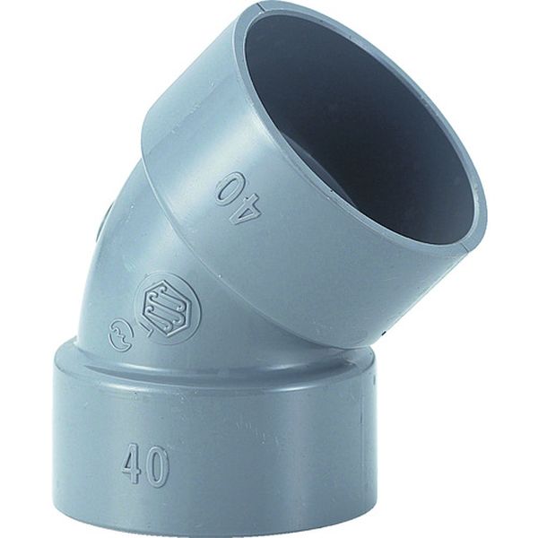 【メーカー在庫あり】 積水化学工業(株) エスロン DV継手45°エルボ 40 D4L40 JP店