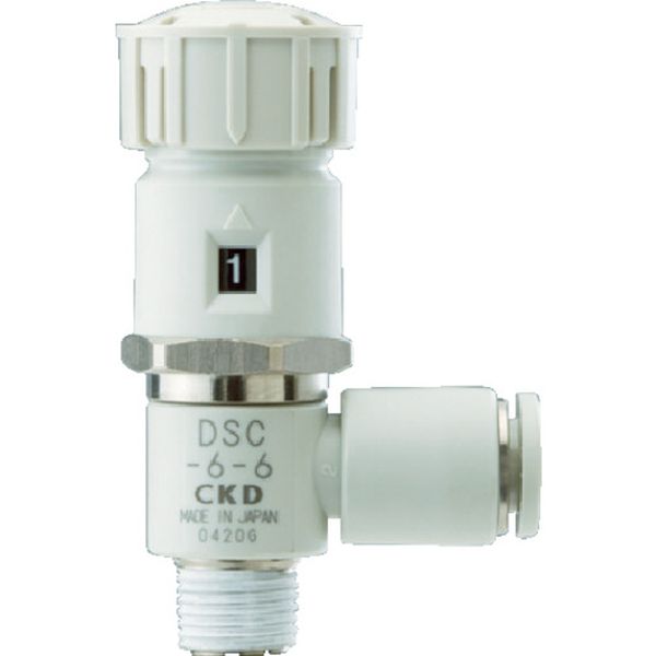 【メーカー在庫あり】 DSC1512 CKD(株) CKD ダイヤル付スピードコントローラ DSC-15-12 JP店